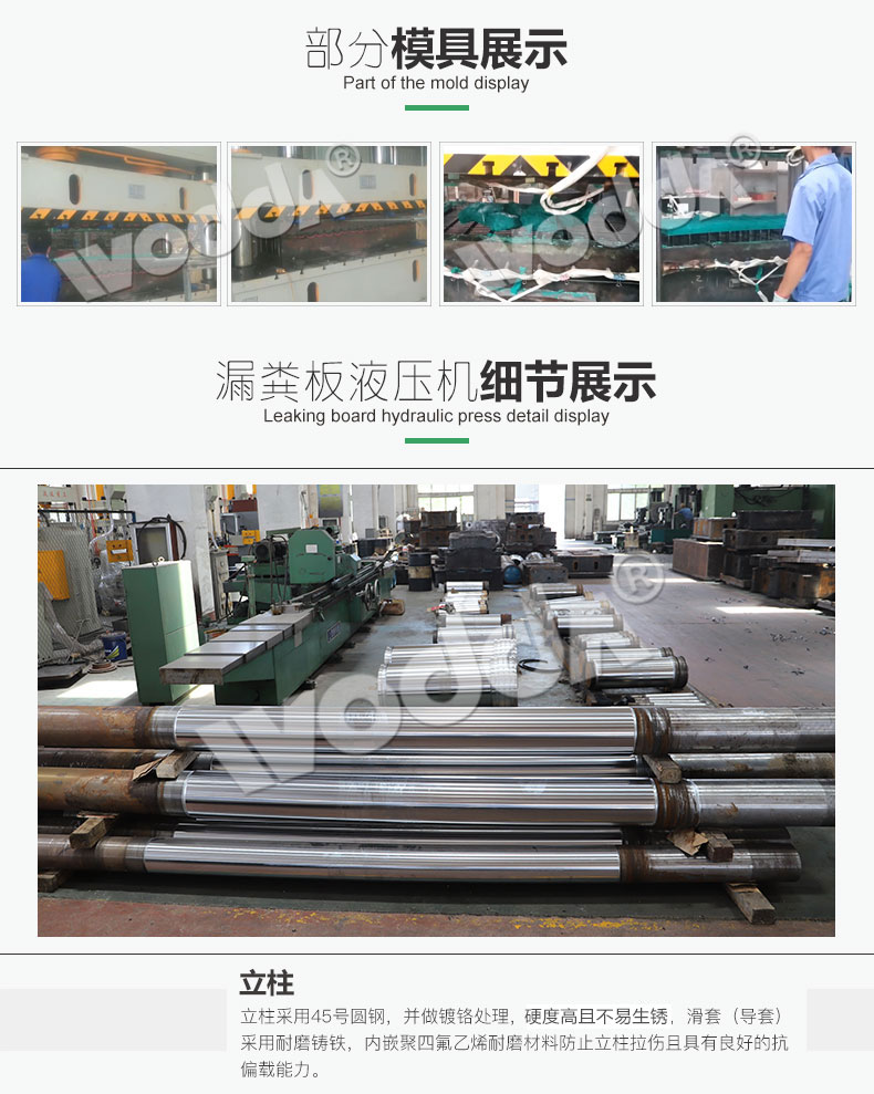 漏(lòu)糞闆液壓機模(mo)具展示