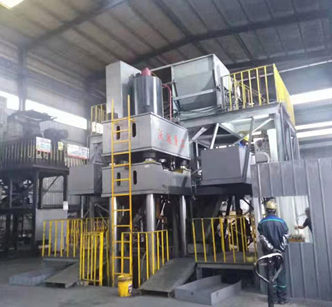 坩埚(guo)成型生(shēng)産線