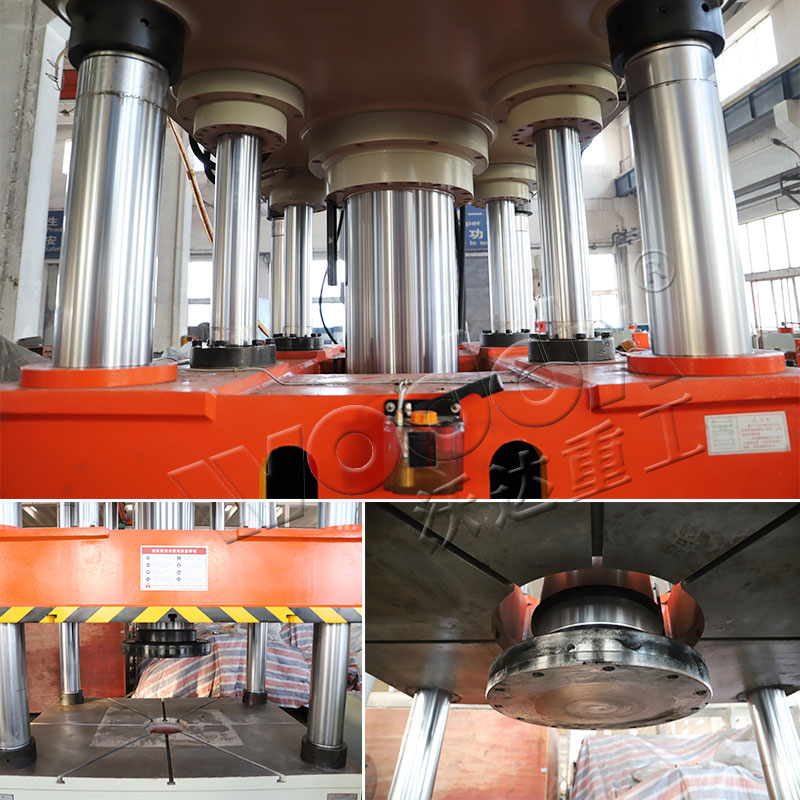 315噸封頭(tou)拉伸成型(xing)液壓機細(xi)節