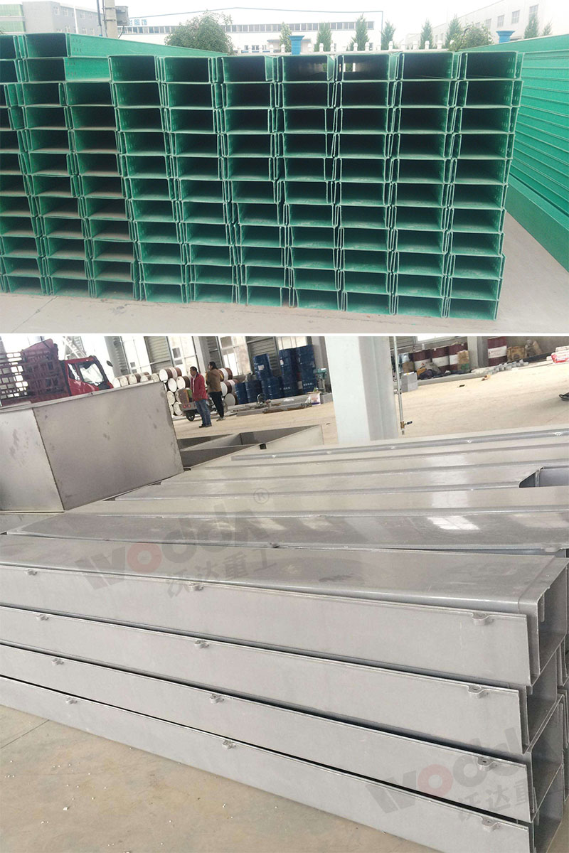 玻璃鋼(gāng)電纜橋架 玻(bo)璃鋼電纜橋(qiáo)架