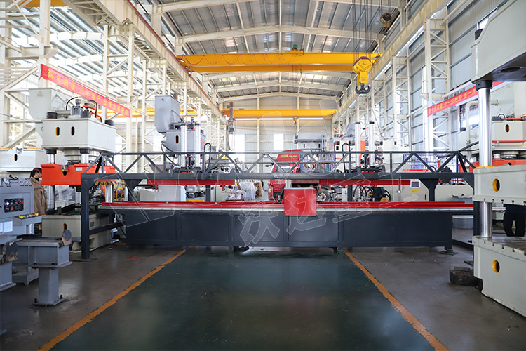 500噸錨(máo)杆托盤生(shēng)産線